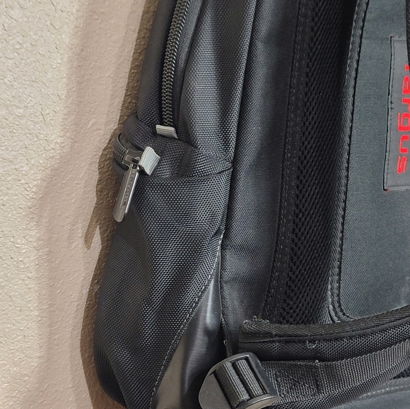 Targus Black Grey Padded Backpack Sport Laptop Bag School Active Travel Camera - Picture 4 of 10